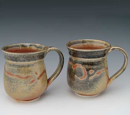 Shino Glazed Mugs