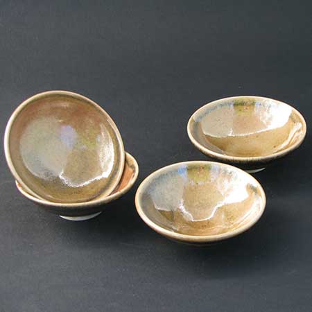 Shino Glazed Tiny Bowls